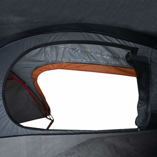 vidaXL Σκηνή Camping Γκρι για 1 Άτομο 230x140x88εκ.