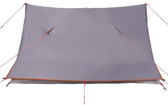 vidaXL Σκηνή Camping Γκρι για 2 Άτομα 214x161x120εκ.