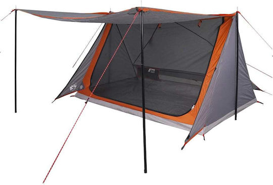vidaXL Σκηνή Camping Γκρι για 2 Άτομα 214x161x120εκ.