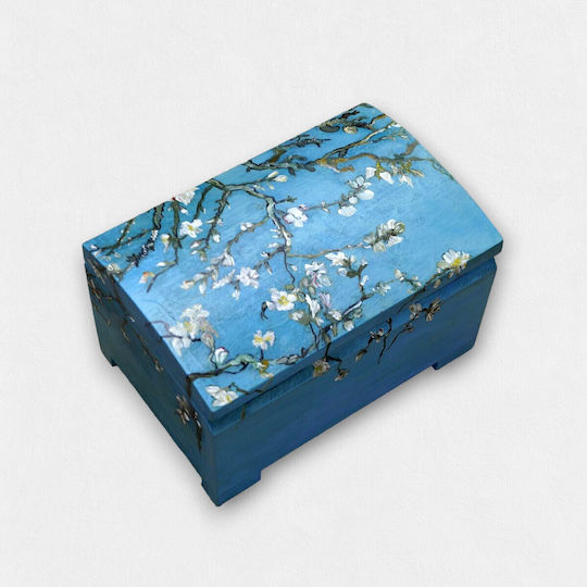 Artifact Dekorative Box Hölzernes Flowers of Amygdala 18x12x10cm Artifact Dekorative Box Hölzernes Flowers of Amygdala 18x12x10cm