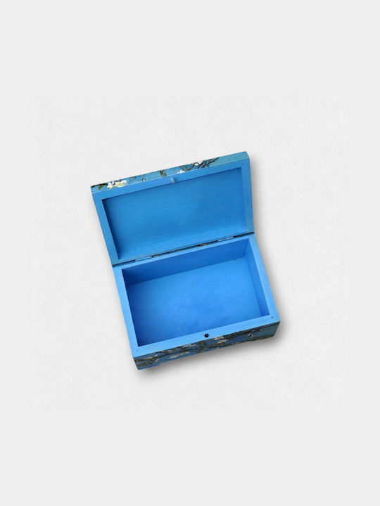 Artifact Wooden Decorative Box Ανθη Αμυγδαλιας 18x12x10cm
