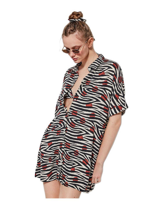 Gisela Feminin Kimono de Plajă Multicolour