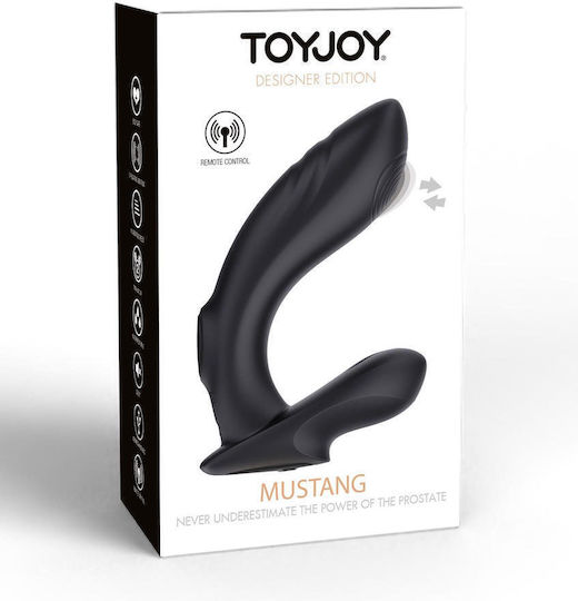 Boss Of Toys Πρωκτικός Δονητής με Δυνατότητα Ασύρματης Λειτουργίας Μαύρος