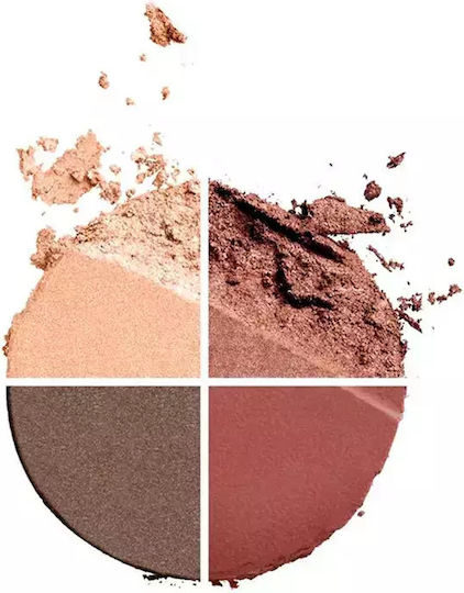 Clarins 4-colour Eyeshadow Palette Παλέτα με Σκιές Ματιών σε Στερεή Μορφή 10 Maple Gradation 4.2gr