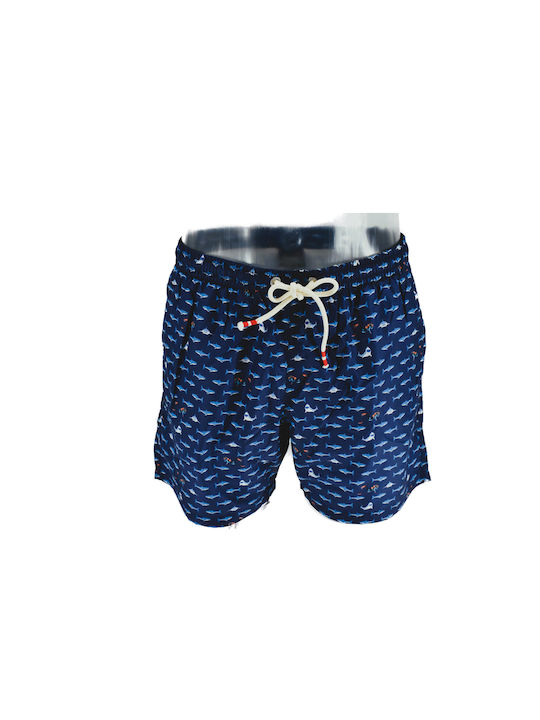 Johnny Brasco Men's Swimwear Bermuda Blue