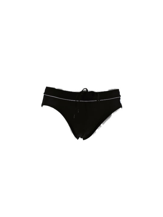 Scuba Taglie Forti Herren Badebekleidung Slip Black