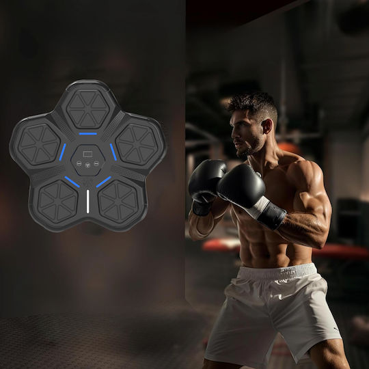Music Boxing Machine Επιτοίχιος Στόχος Πολεμικών Τεχνών Μαύρος