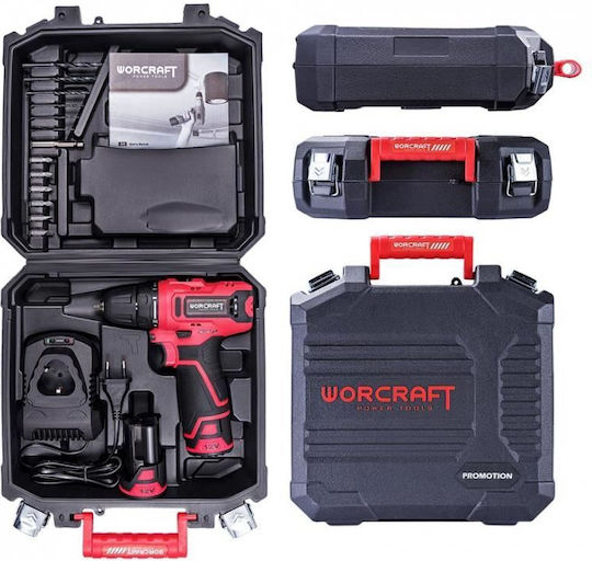 Worcraft Șurubelniță Baterie 12V 1x1.5Ah