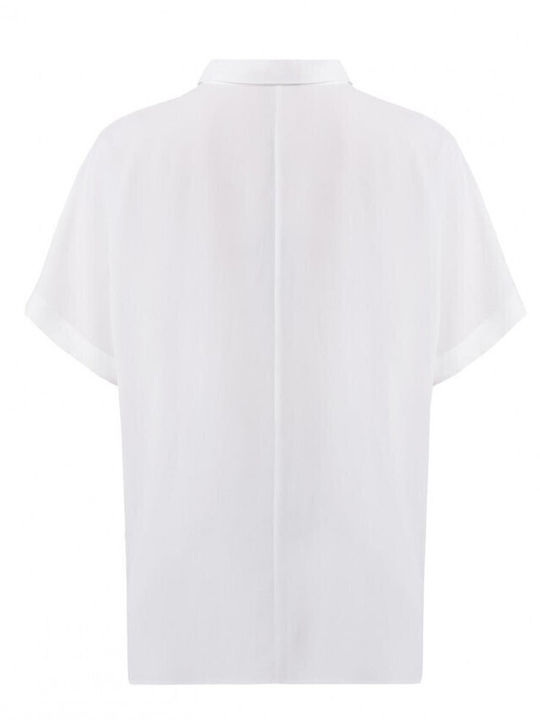 Women's Short Sleeve Shirt White