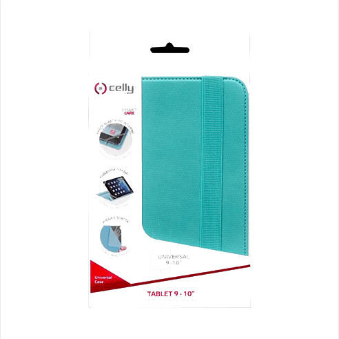 Celly Unitab Flip Cover Μπλε (Celly 9/10 Unitab)