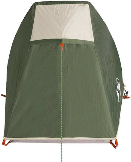 vidaXL Camping Tent Tunnel Green with Double Cloth for 1 Person Waterproof 210x100x94cm