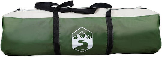 vidaXL Camping Tent Tunnel Green with Double Cloth for 1 Person Waterproof 210x100x94cm
