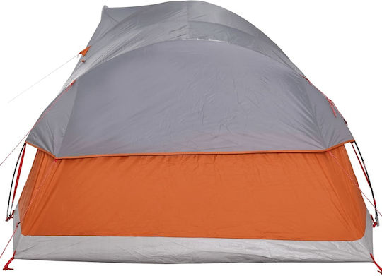 vidaXL Σκηνή Camping Τούνελ Πορτοκαλί για 11 Άτομα 560x292x190εκ.