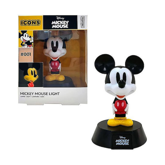Paladone Детско Декоративно Осветление Mickey Mouse Черен 11x10x8εκ.