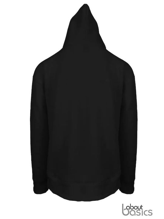 About Basics Ανδρικό Διαφημιστικό Φούτερ Μακρυμάνικο Black