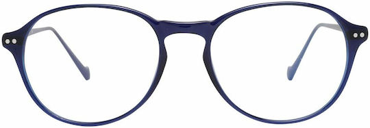 Hackett Männlich Kunststoff Brillenrahmen Blau HEB247-683