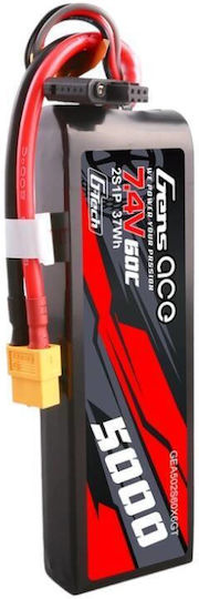 Gens Ace G-tech Μπαταρία Li-Po 7.4V 5000mAh 60C 2S XT60 για Τηλεκατευθυνόμενο
