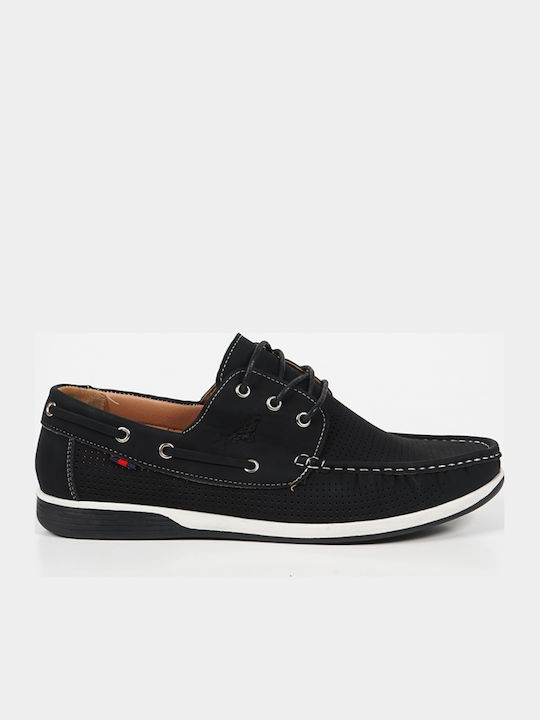 Ανδρικά Boat Shoes σε Μαύρο Χρώμα