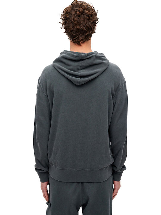 Sweatshirt with Hood Dark Grey