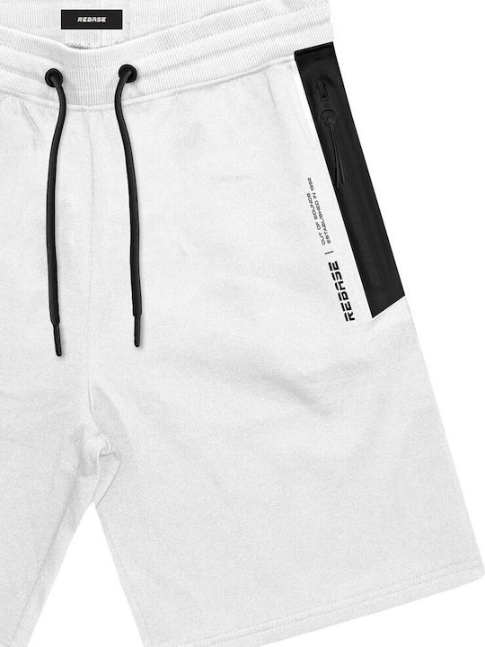 Rebase Rms-036 Αθλητική Ανδρική Βερμούδα Off-white