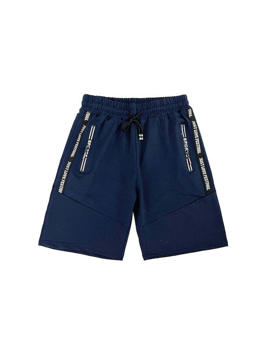 Ustyle Men's Shorts Blue