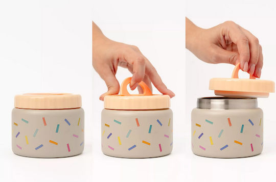 The Cotton Cloud Lunchbox Isolierte Lunchbox Inox Beige 350ml 1Stück The Cotton Cloud Lunchbox Isolierte Lunchbox Inox Beige 350ml 1Stück