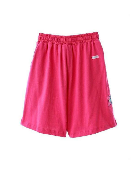 Mod Wave Movement Women's Shorts Fuchsia