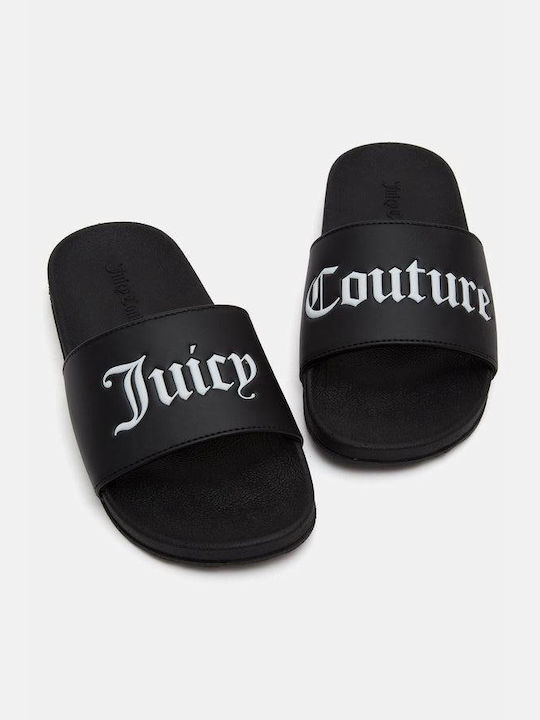 Juicy Couture Papuci de plajă în Negru Culore