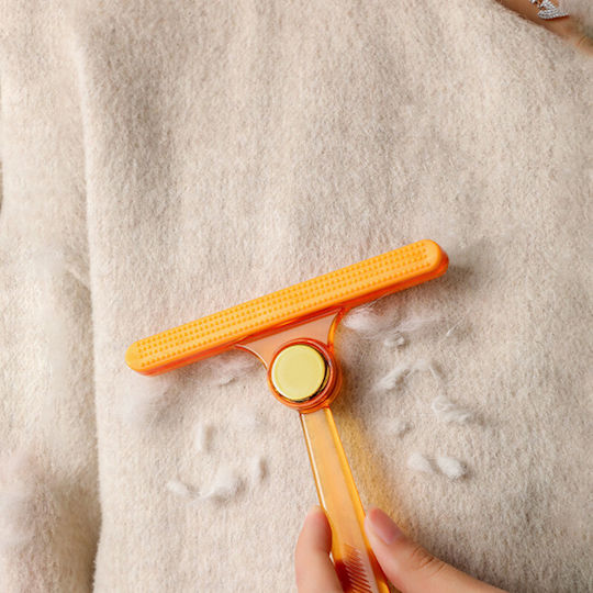 Brush Dogs for Hair Removal Orange