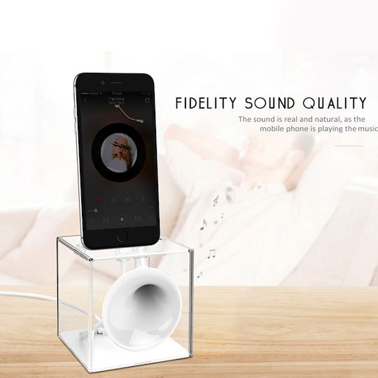 Baseus и кабел Lightning Червен (Amplify Sound Charge Dock)