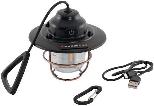 Robens Акумулаторен LED Фенер за Къмпинг Черен