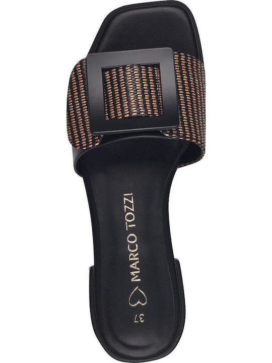 Women's Flat Sandals in Black Color