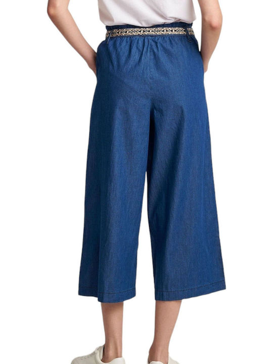 Damen Stoff Hose Blue