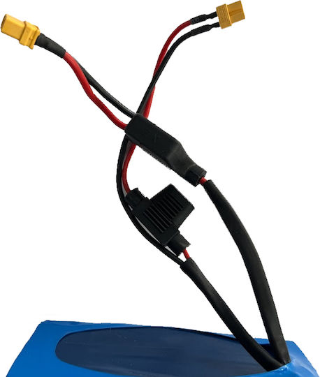 Батерия Li-ion 18650 48v 17.5ah 840wh с Bms Размер 34.5x13.7x6.3 Cm