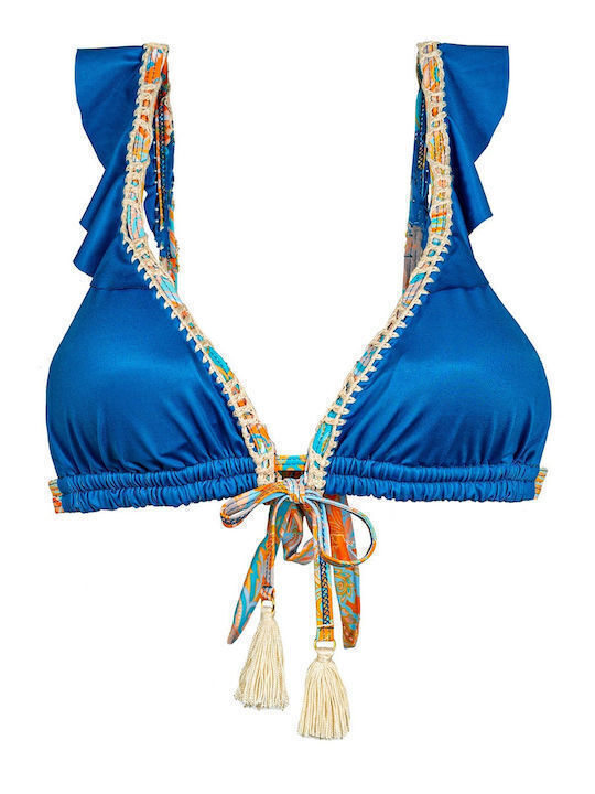 Bikini Τριγωνάκι με Ενίσχυση Multi Color