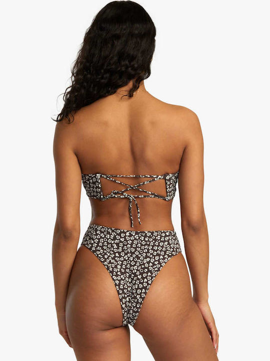 Bikini Slip Ψηλόμεσο Καφέ