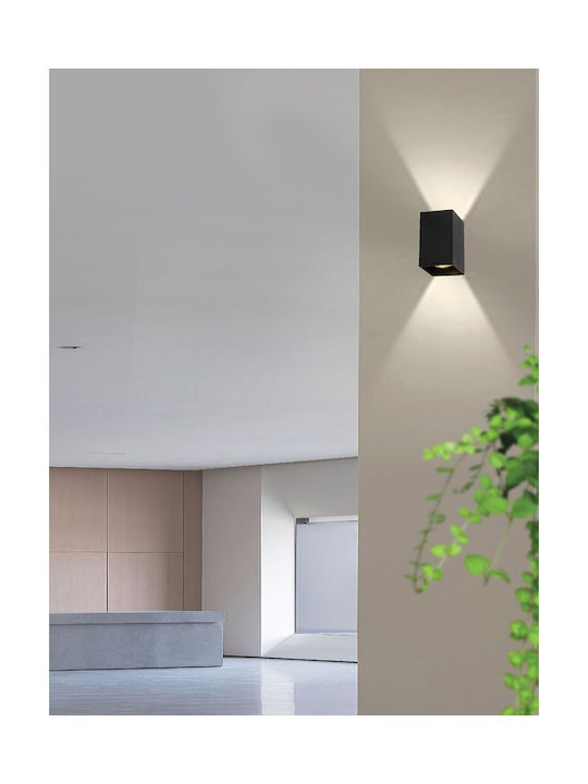 VK Lighting Lamp Wall with Socket GU10 Black