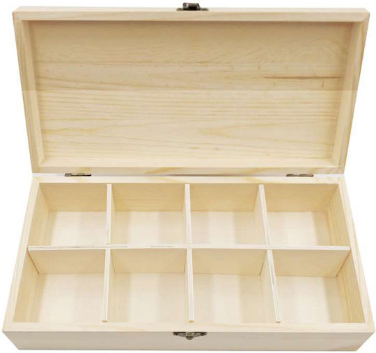 Tpster Декоративна кутия Дърво 19x15x8см 1бр
