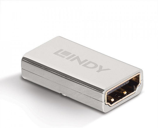 Lindy Konverter HDMI weiblich zu HDMI weiblich Silber 1Stück