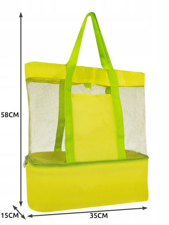 Geantă De Plajă Din Material Textil Verde