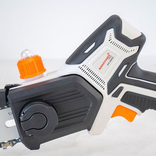Nakayama EC1500 Pruning Battery Chainsaw 1x2Ah Brushless 16.8V 0.88kg with Blade Carving Blade 13cm