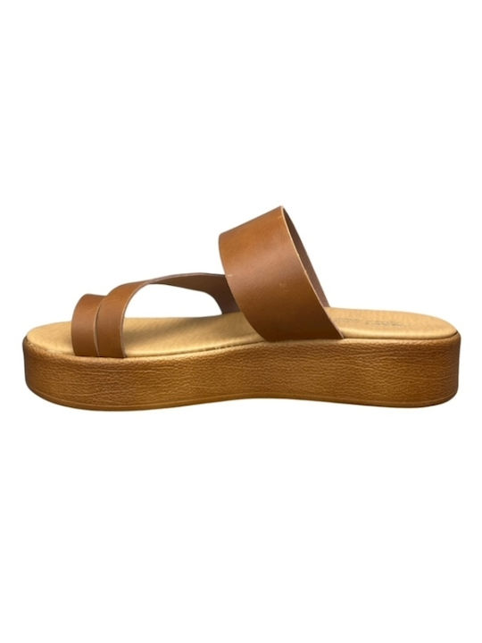 Flatforms Women's Sandals Camel