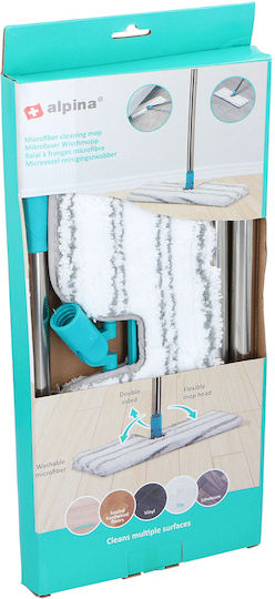 Alpina Appliances Rotating Parquet Mop with Microfibers 871125224649