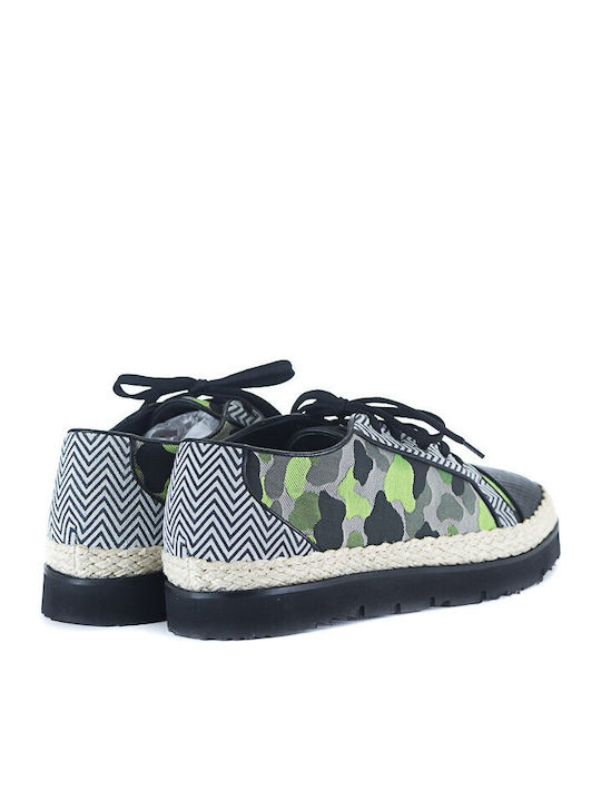 Ανδρικά Flatforms Sneakers Πράσινο