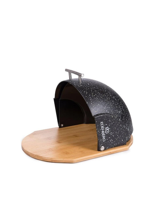 Edenberg Bread Box made of Bamboo Black 37x26.5x20cm