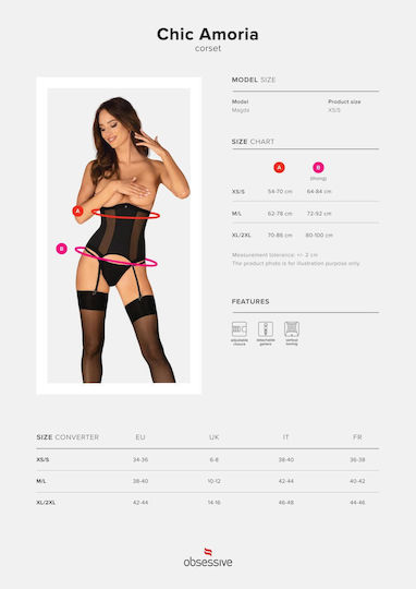 Boss Of Toys Sexy Dessous-Set mit Straps Schwarz