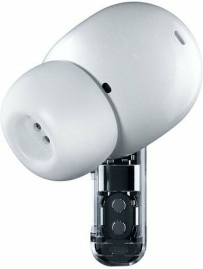 Nothing Ear In-ear Bluetooth Handsfree Ακουστικά με Αντοχή στον Ιδρώτα και Θήκη Φόρτισης Λευκά