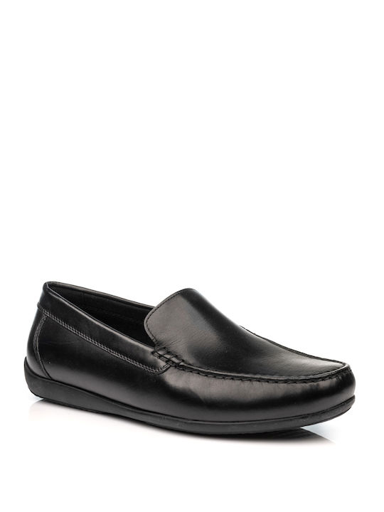 Geox Ascanio Ανδρικά Loafers σε Μαύρο Χρώμα