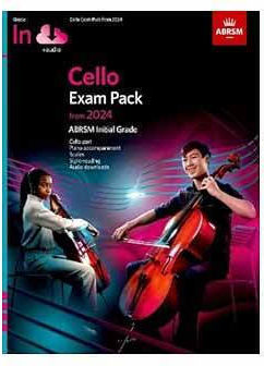 ABRSM Exam Pack From 2024 Initial Grade Score Παρτιτούρα για Τσέλο / Πιάνο