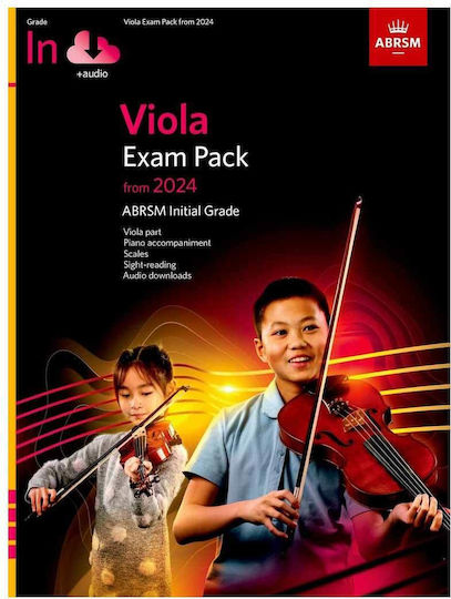 ABRSM Exam Pack From 2024 Initial Grade Score Παρτιτούρα για Βιόλα / Πιάνο